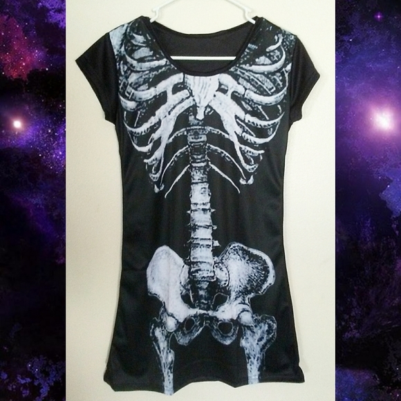 🖤💀Last One! Skeleton Dress/Tunic - Picture 2 of 8